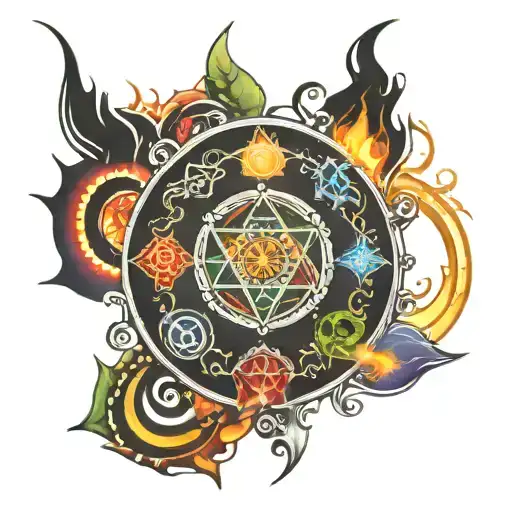 7 Chakras Breathing Fire