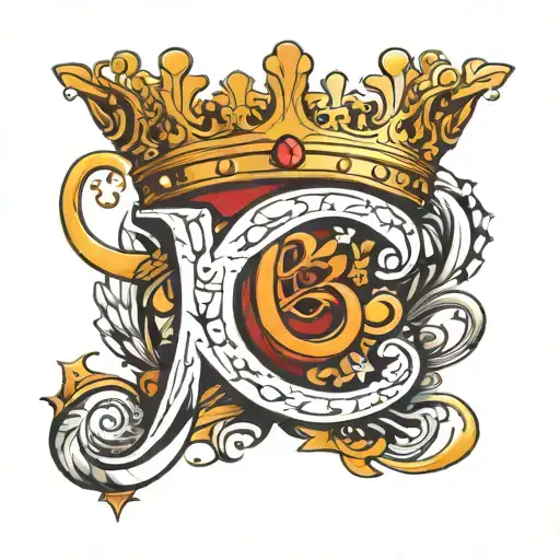 Raunak With Crown On R Letter