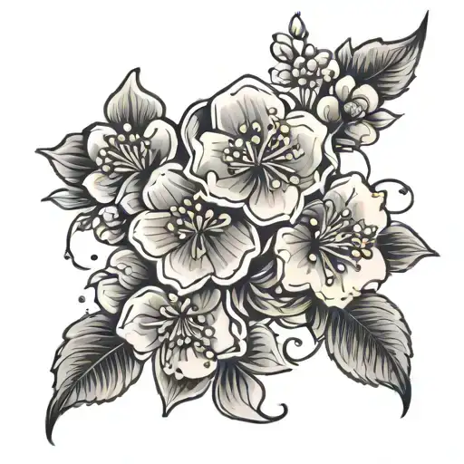 Cherry Blossom Forearm Bracelet