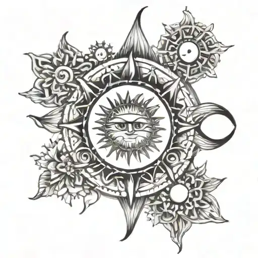 Sun And Infinity Sign