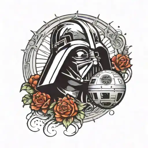 Darth Vader And Death Star