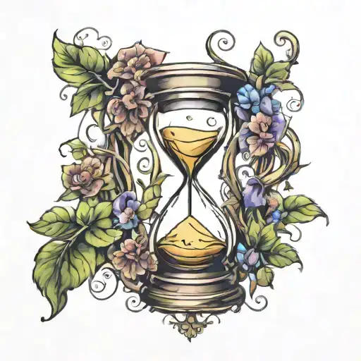 Hourglass Wrapped In Vines