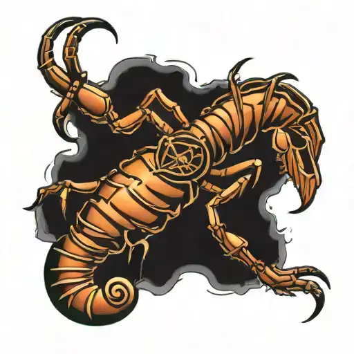 Scorpio Tattoo On Arm