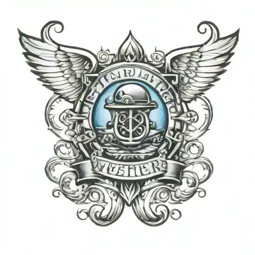 Working For The Water Department Emblem