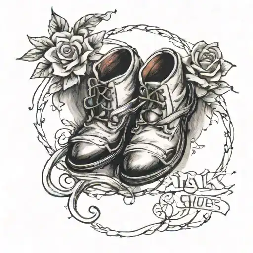 Walk In My Shoes With Bible Verse Intertwined