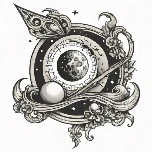 Moon And Saturn Connected