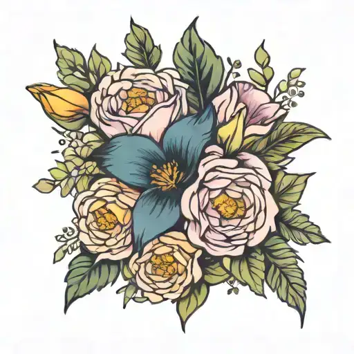 Birth Flower Bouquet