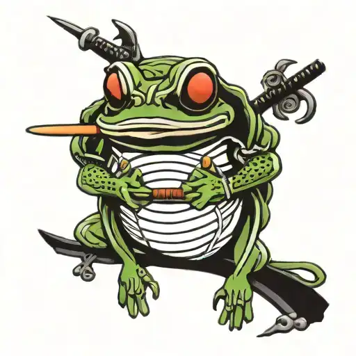 Samurai Frog