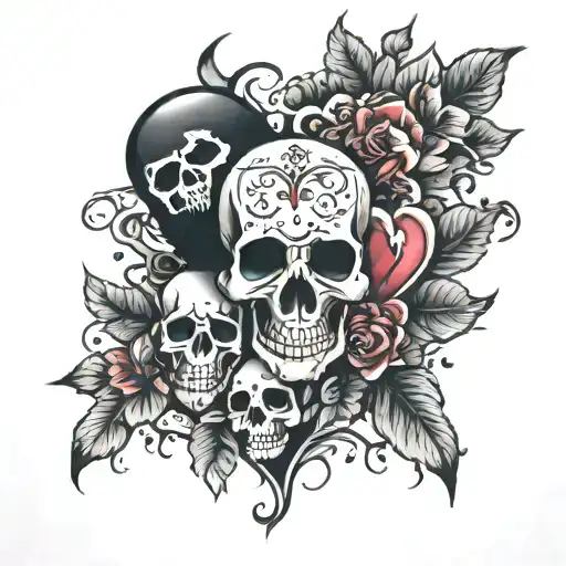 Black Hearts And Skulls