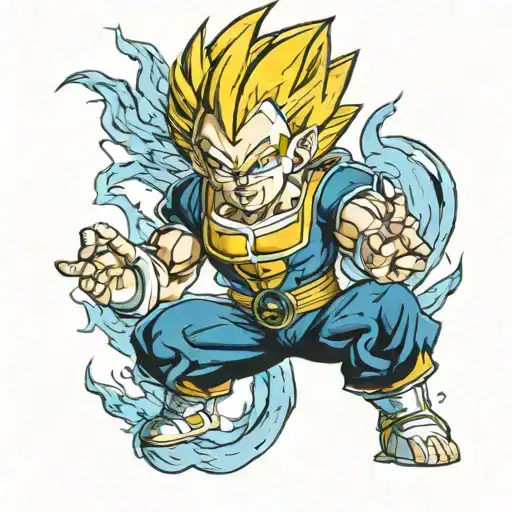 Dragonball Vegeta Super Saiyan Blue Team Fourstar