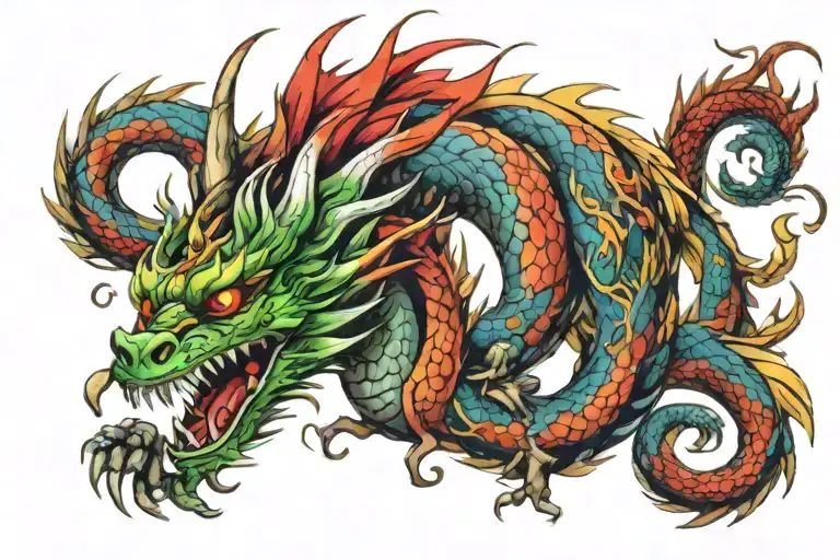 Colourful Dragon