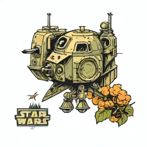Star Wars Endor Postage Stamp