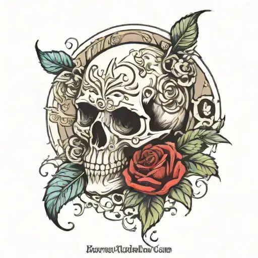 Skull And Roses