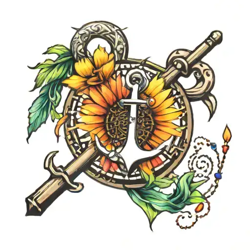 Dandelion Rainbow Anchor