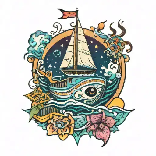 Psychedelic On A Boat