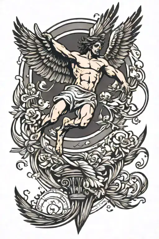 Icarus Falling From Sky