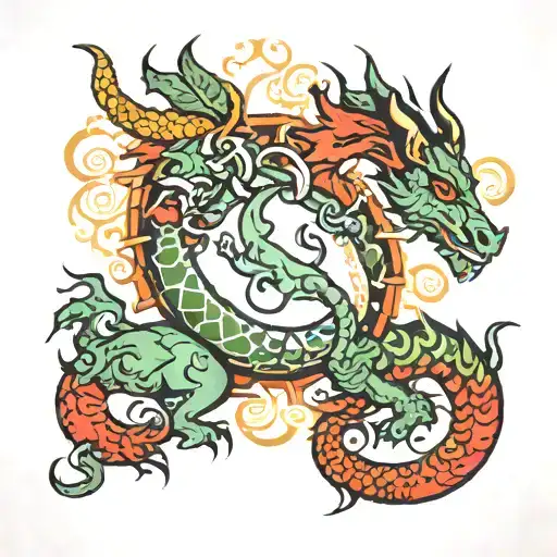 Capricorn Zodiac And Dragon