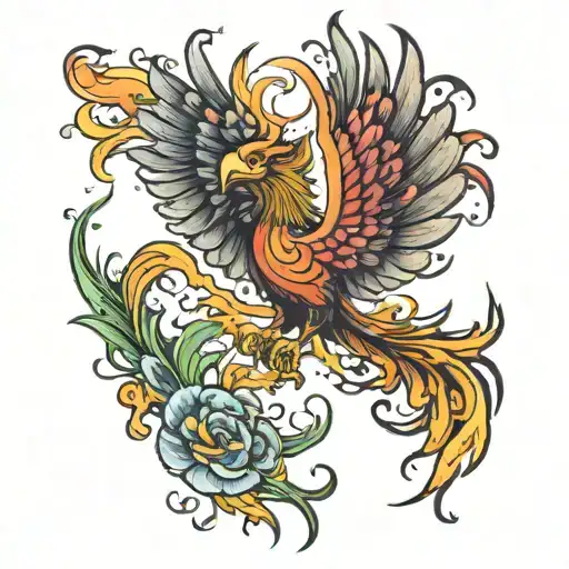 Phoenix Rising From The Ashes