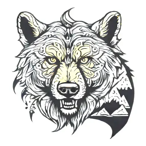 Grizzly Mountain Wolf