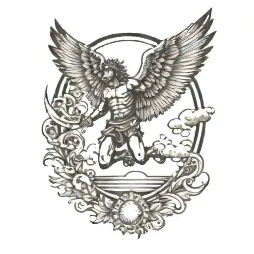 Icarus Flying Towards The Sun