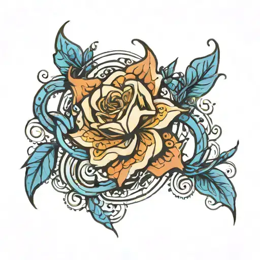 Blue Thin Line Chain