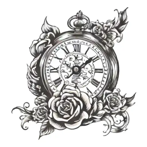 Time Clock Surrounded