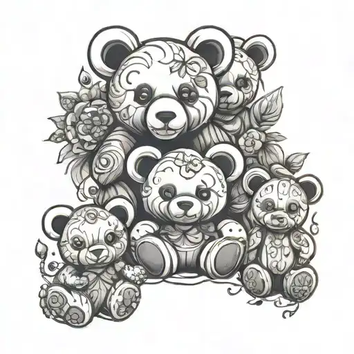 Teddy Bear Family