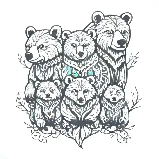 Nordic Bear Family