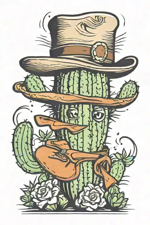 Cactus With Cowboy Hat