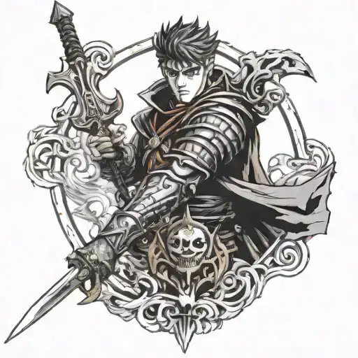 Guts From The Anime Berserk And Bland From Elden Ring