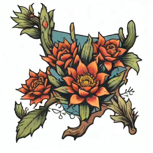 California With A Cactus Marking The Antelope Valley