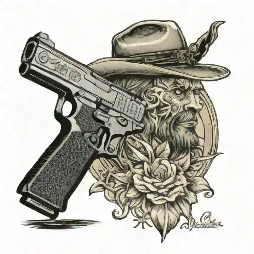 Western Outlaw With Glock 19