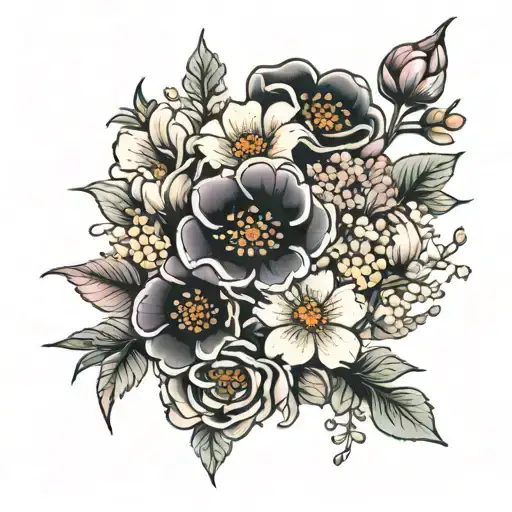 Birth Flower Bouquet