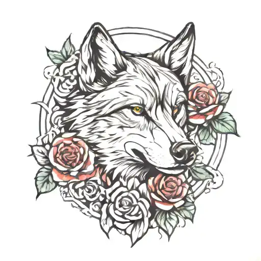 Wolf Smokes And Roses