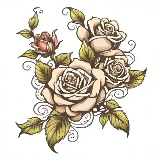 Roses And Vine Wrapping