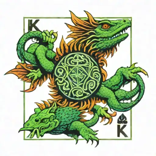 King Gizzard And The Lizard Wizard Playing Card Jack