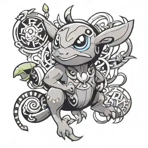 Pokemon Saidok Abrazando Letras Xr