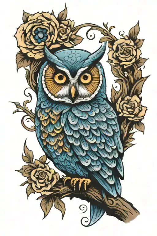 Blue Owl Eyes With Let Your Faith Be Bigger Than You Fear