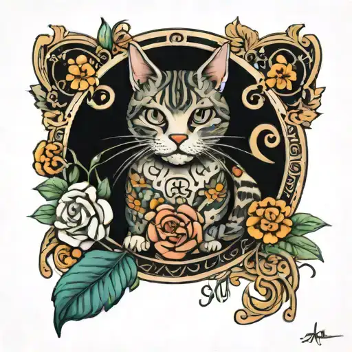 Cat Flowers And Name