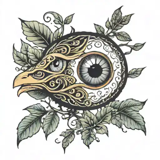 A Nature Trail With Eyes Surrounded