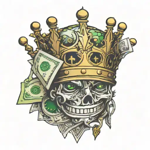 Crown Made Of Money