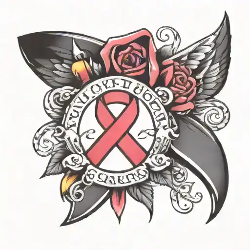 Cancer Ribbon Memorial