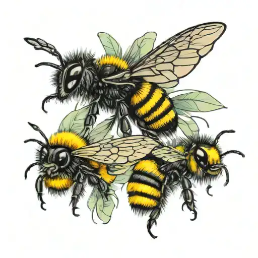 5 Different Bumble Bees