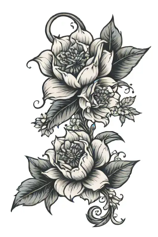 Crystal Moon Flowers