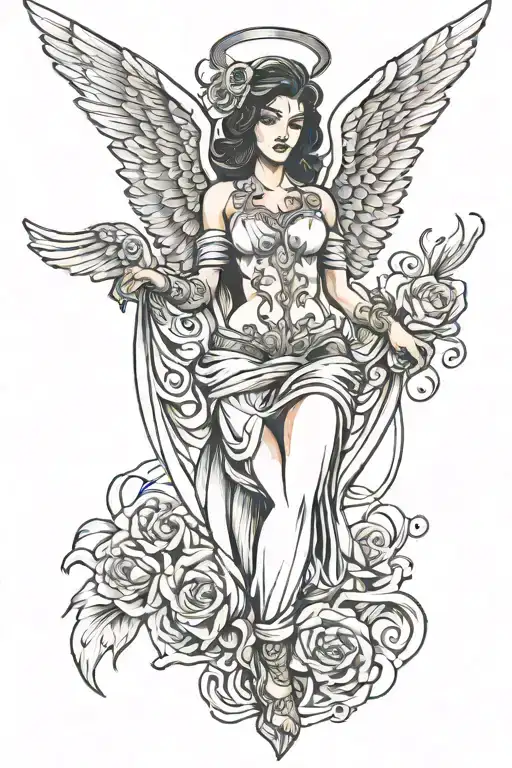 Chicano Angel Wings