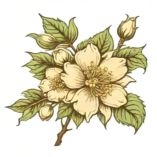 Cherokee Rose Over Growing Into A Beer Bottle Pouring