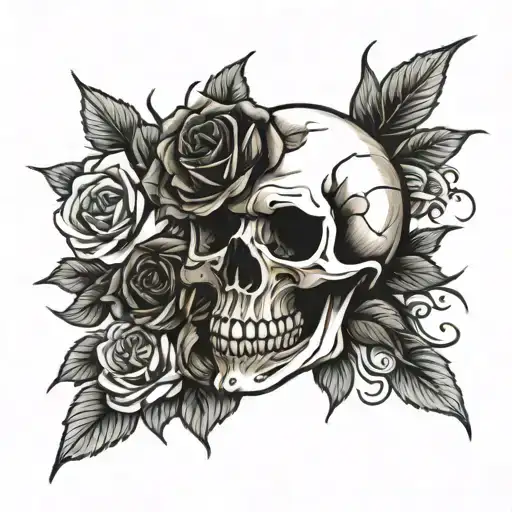 Skull And Roses