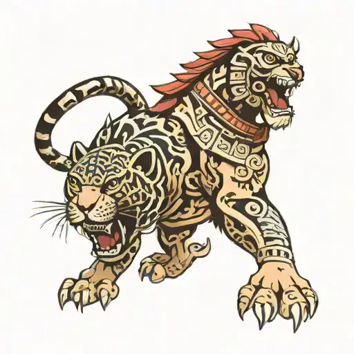 Warrior Aztec Jaguar Warrior