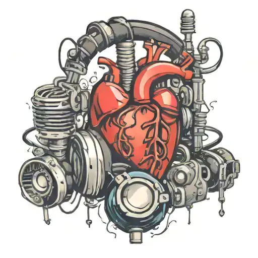 Heart And A Boom Mic Headphones Guitar Mixer