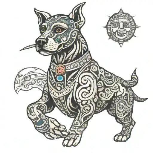 Taino Soul Hound Opiel Guabiron Half Man Half Dog
